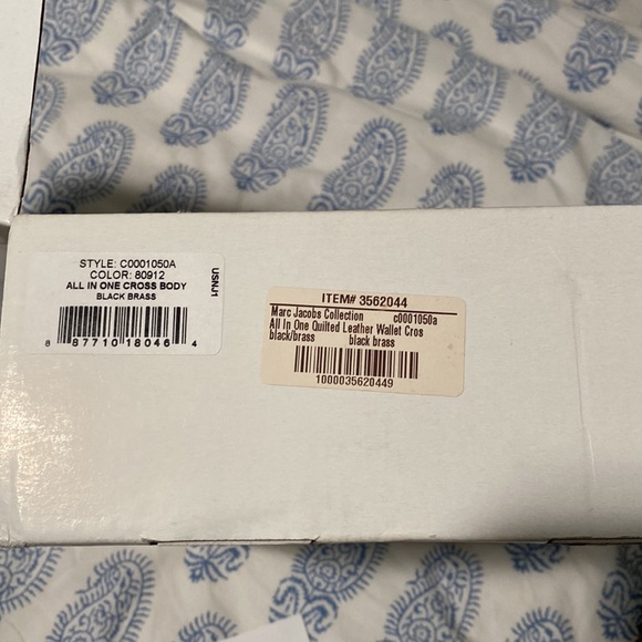 Marc Jacob Collection All In One Quilted Leather Wallet Crossbody - Picture 12 of 13